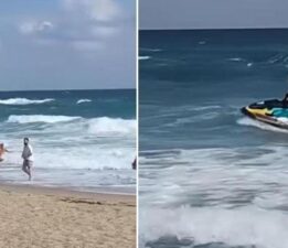 Denize girme yasağına aldırmadı, boğulmaktan son anda kurtarıldı