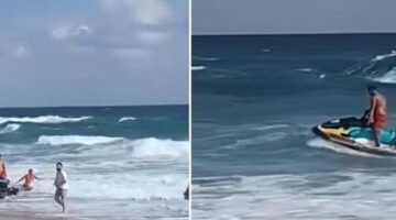 Denize girme yasağına aldırmadı, boğulmaktan son anda kurtarıldı