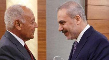 Dışişleri Bakanı Hakan Fidan, Ahmed Aboul Gheit ile bir araya geldi