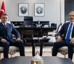 Dışişleri Bakanı Hakan Fidan, Basra Valisi Eydani’yi kabul etti