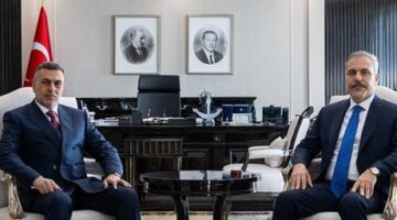 Dışişleri Bakanı Hakan Fidan, Basra Valisi Eydani’yi kabul etti