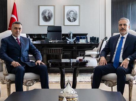 Dışişleri Bakanı Hakan Fidan, Basra Valisi Eydani’yi kabul etti
