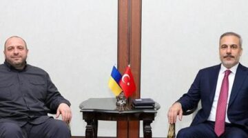Dışişleri Bakanı Hakan Fidan, Ukrayna Ulusal Güvenlik ve Savunma Konseyi Sekreteri Umerov ile görüştü