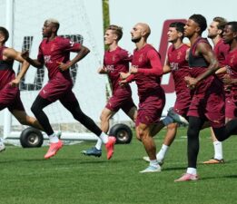 Dün maç bugün idman: Galatasaray ara vermeden başladı
