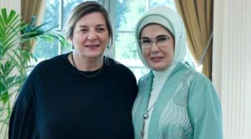 Emine Erdoğan, Gürcistan Devlet Başkanı’nın eşi Tamar Bagrationi ile bir araya geldi