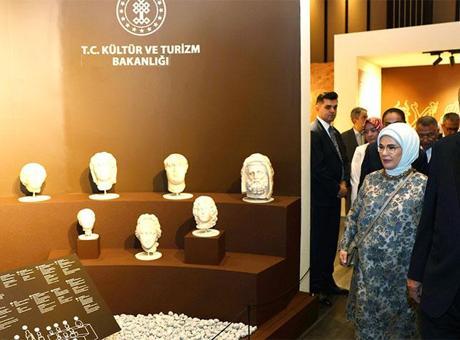 Emine Erdoğan’dan ‘Arkeolojinin Altın Çağı Sergisi’ paylaşımı