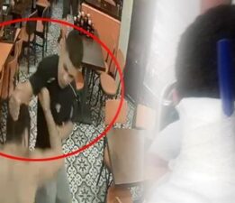 Ensesine saplanan bıçakla hastaneye gitti! Dehşet dolu anlar kamerada