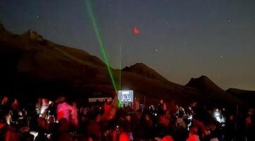 Erciyes’te görsel şölen! Tam 2 bin 650 metre yükseklikte meteor yağmuru