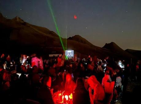 Erciyes’te görsel şölen! Tam 2 bin 650 metre yükseklikte meteor yağmuru