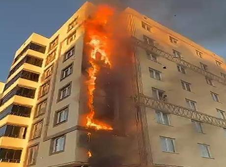 Erzurum’da binada yangın! Çorba içmeye gidiyorlardı, facianın önüne geçtiler