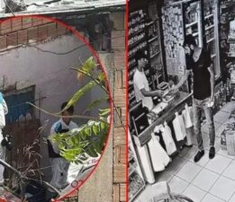 Ev arkadaşının boğazını keserek öldüren zanlının marketten yumurta aldığı anlar kamerada