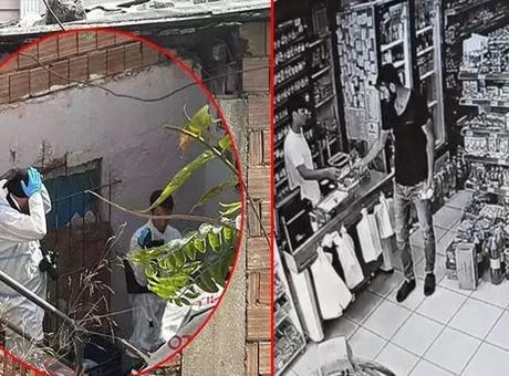Ev arkadaşının boğazını keserek öldüren zanlının marketten yumurta aldığı anlar kamerada