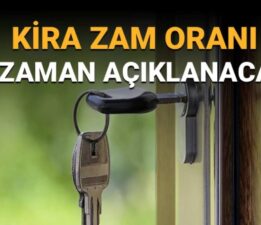 Eylül ayı kira zammının açıklanacağı tarih