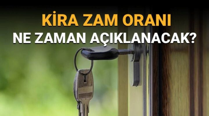 Eylül ayı kira zammının açıklanacağı tarih