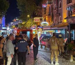 Fatih’te korkutan otel yangını