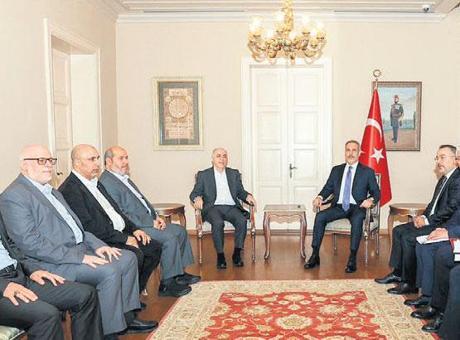 Fidan, Hamas heyetiyle görüştü