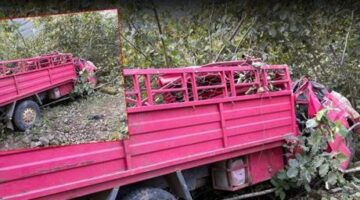 Giresun’da feci kaza! Fındık işçilerini taşıyan kamyonet şarampole yuvarlandı: 4 ölü, 1 yaralı