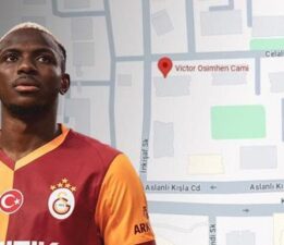 Google haritalardaki camide Victor Osimhen ismi görenleri şaşırttı