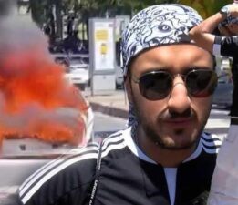 Hayali 2 ay sürdü! Aldığı araba Beşiktaş’ta alev alev yandı