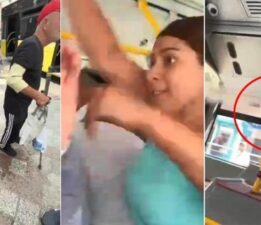 İETT otobüsünde akılalmaz kavga! Şoföre biber gazı sıkıldı, panik anları kamerada