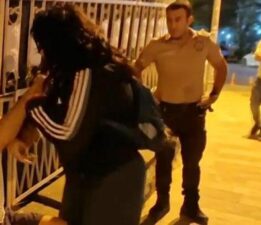 İki sevgilinin yaşadığı olay polisi de bekçiyi de çileden çıkardı