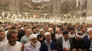 İstanbul’da Gazze için dua programı düzenlendi