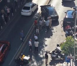 İstanbul’da hatalı sollama ortalığı savaş alanına çevirdi