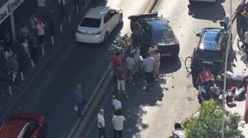 İstanbul’da hatalı sollama ortalığı savaş alanına çevirdi