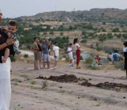 Kapadokya’ya gelenler gözlerine inanamadı! ‘Bu manzara ile adeta şok olduk’