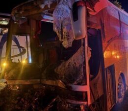 Kayseri’de yolcu otobüsü kaza yaptı! Ölü ve yaralılar var