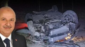 Keskin Belediye Başkanı Ekmel Cönger’in içinde bulunduğu otomobil kaza yaptı: 3 yaralı