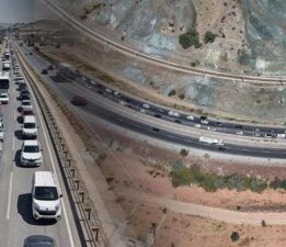 ‘Kilit kavşak’ta trafik durma noktasına geldi! Kilometrelerce araç kuyruğu