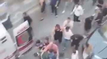 Kız arkadaşını bıçaklayan kişiye linç girişimi