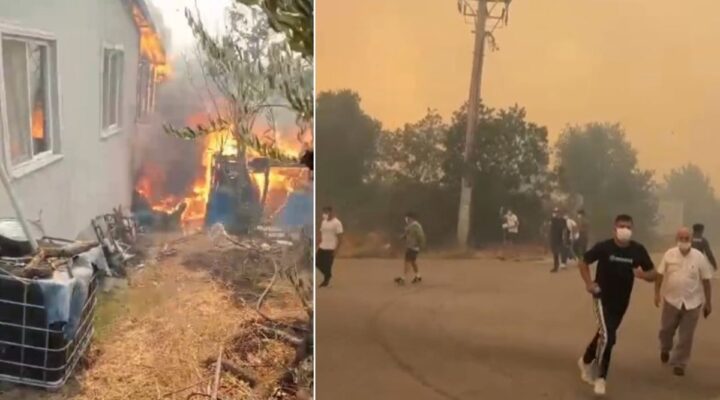 Kocaeli’de yangın: “Kaç artık bir şey yapamayız”