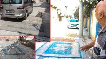 Mahalleli yollara halı serdi! Şaşırtan sebep: Kapılarımızı açamıyoruz