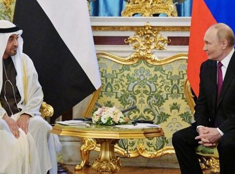 Moskova’da stratejik buluşma! Putin ve BAE Devlet Başkanı Bin Zayid ikili ilişkileri görüştü