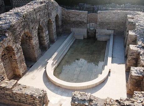 Muğla’da Roma hamamında 1900 yıl sonra yeniden su aktı