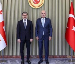 Numan Kurtulmuş, Gürcistan Cumhurbaşkanı ile Meclis’te görüştü