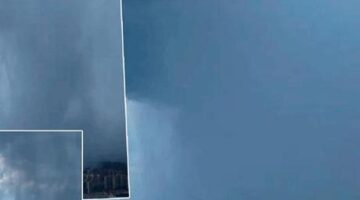 Pilotun görüntülediği doğa olayı hem şaşırttı, hem hayran bıraktı