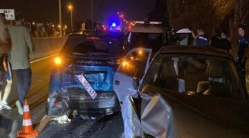 Polisten kaçan araç kaza yaptı! Araçtan 11 kişi çıktı ve hemen gözaltına alındı