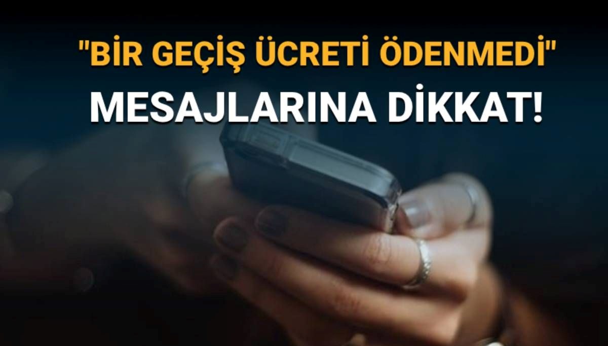 Sahte SMS ile HGS dolandırıcılığına dikkat: “Bir geçiş ücreti ödenmedi” mesajıyla kandırıyorlar