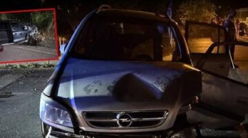 Sakarya’da korkunç kaza! 2 otomobil çarpıştı: 8 yaralı