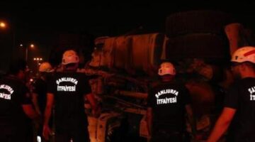 Şanlıurfa’da zincirleme trafik kazası yaşandı! TIR ortalığı savaş alanına çevirdi
