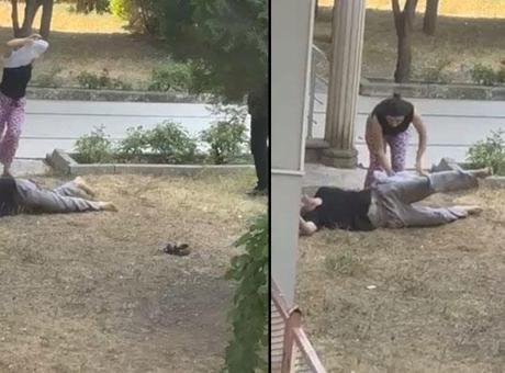 Silahlı saldırıya uğrayan adamı gören kadının kahramanlığı takdir topladı