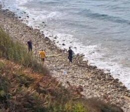 Şile sahilinde roket başlığı olduğu düşünülen cisim bulundu