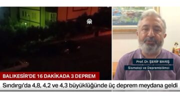 Sındırgı’da artçılar sürüyor