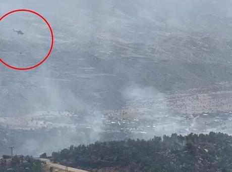 Şırnak’ta örtü yangını! Havadan karadan müdahale