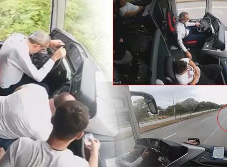 Şoför rahatsızlandı, ikinci kaptan yetişemedi! Otobüs faciasından yeni görüntüler