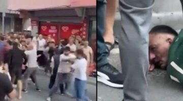 Sokak ortasında dehşet! Kız arkadaşını bıçaklayan zanlıyı mahalleli linç etti