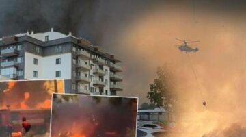 SON DAKİKA ÇANAKKALE YANGIN HABERLERİ: Alevler hastaneye yaklaştı! İşte son durum